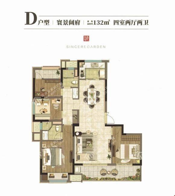 淮北绿城诚园户型图有哪些?